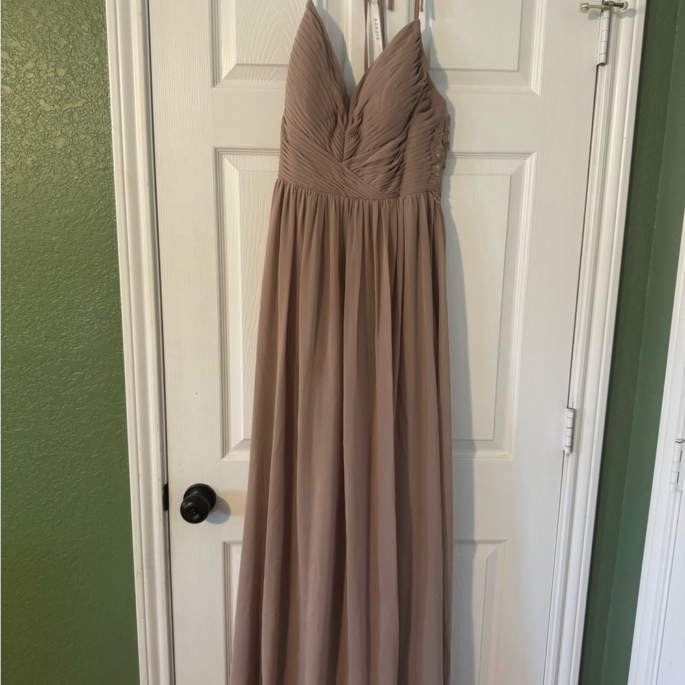 Elegant Taupe Maxi Dress